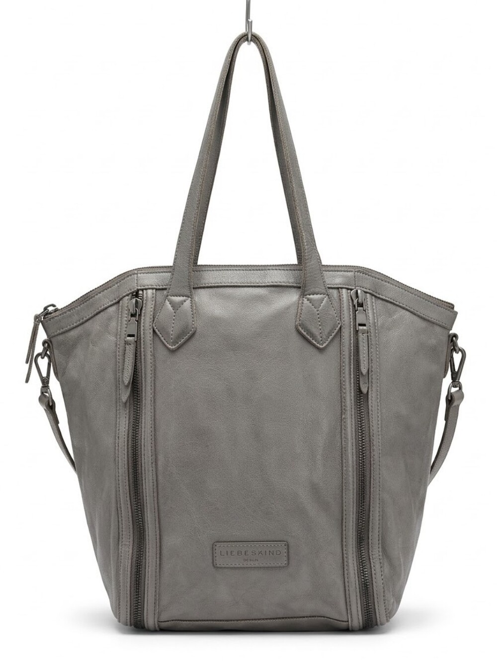 Liebeskind Gray Leather Tote